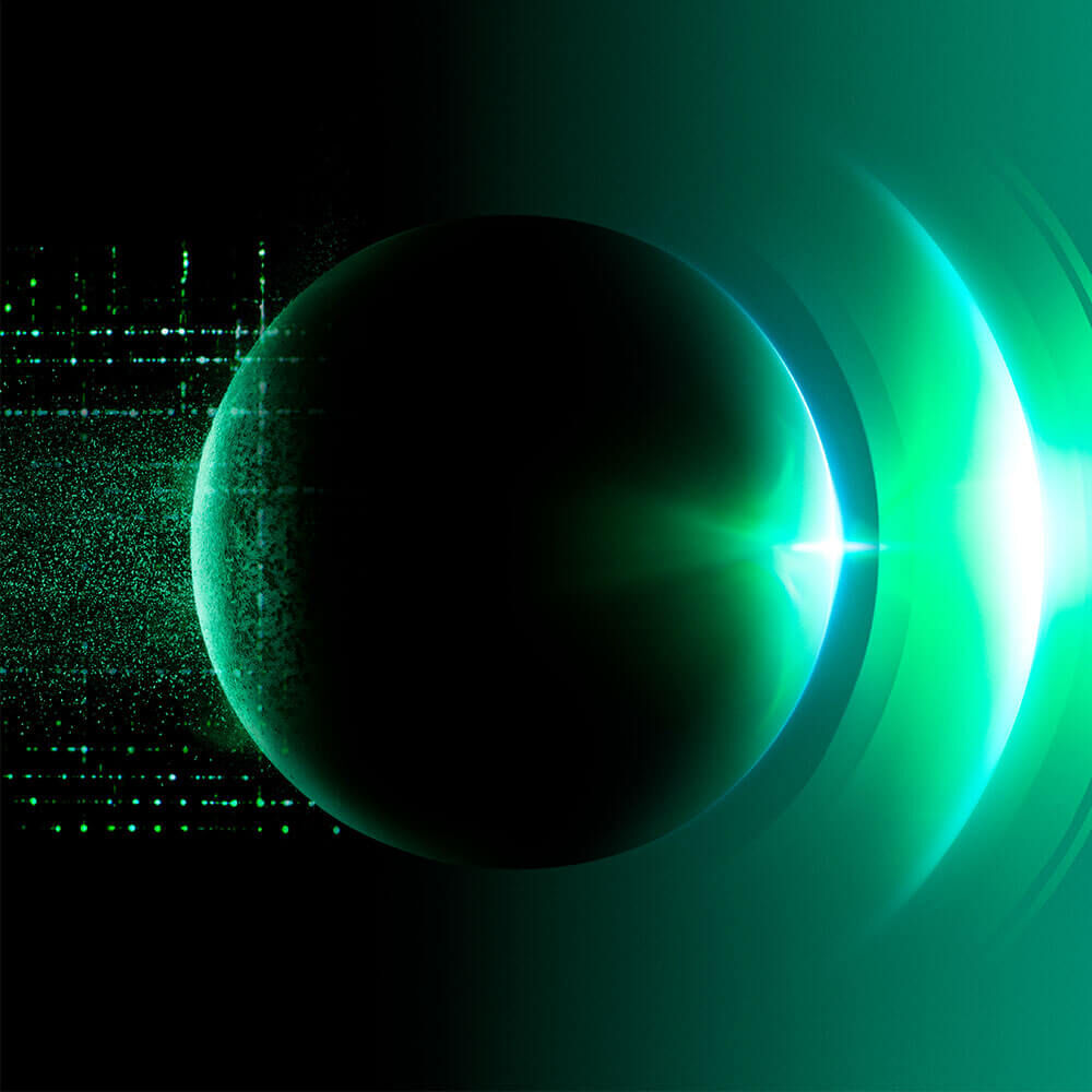 Helena Rubinstein Skin Rehab: abstrakte Biotech-Illustration der Zellregeneration und Entgiftung.